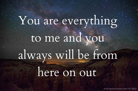 you are everything to me lyrics